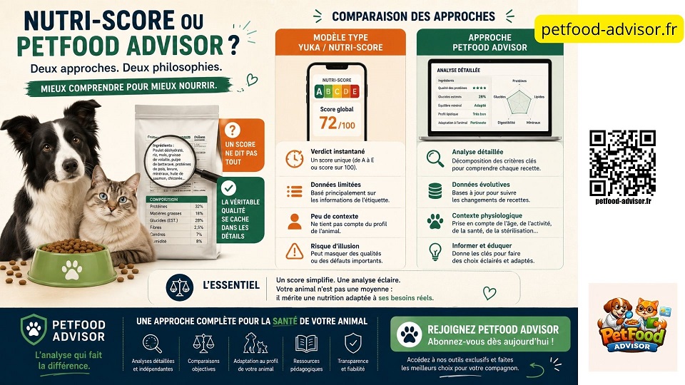 Pourquoi un Nutri-Score pour les croquettes peut devenir trompeur
